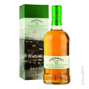 WHISKY TOBERMORY 12Y SCHOTCH CL 70 AST