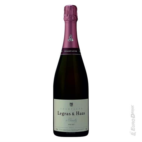 LEGRAS & HAAS ROSE BRUT CL 75 AST