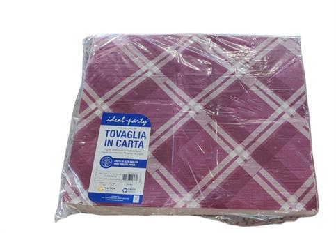 TOVAGLIETTE 30X40 BORDEAUX SCOZZESE CARTOTECNICA PZ 250