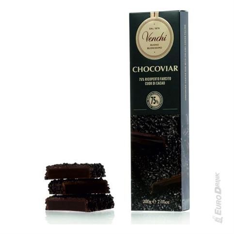 STECCA VENCHI CHOCOVIAR CON RIPIENO DI CIOCCOLATO AL 75 GR 200