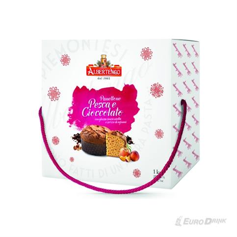 PANETTONE ALBERTENGO PESCA E CIOCCOLATO KG 1