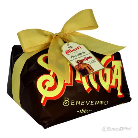 PANETTONE FARCITO CON CREMA AL CIOCCOLATO AL LIQUORE STREGA KG 1