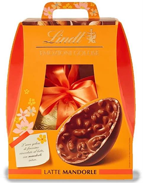 UOVO LINDT EMOZIONI GOLOSE LATTE E MANDORLE GR 500