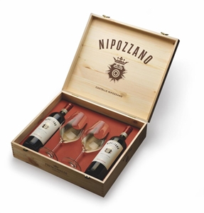 FRESCOBALDI NIPOZZANO CHIANTI +2 CALICI AST LEGNO