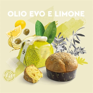 PANETTONE ALL OLIO E CANDITI DI LIMONE SENZA LATTOSIO KG 1