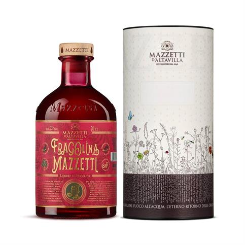 LIQUORE DI FRAGOLINA MAZZETTI IN CILINDRO CL 70