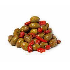 OLIVE VERDI CON PEPERONCINO KG1.5 MORABITO BUSTA