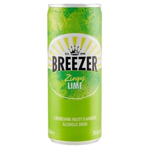 BACARDI BREEZER LIME CL 25 LATTINA