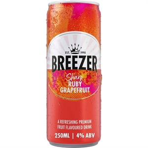 BACARDI BREEZER GRAPEFRUIT CL 25 LATTINA