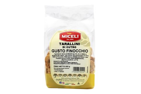 TARALLI MICELI FINOCCHIO GR 200