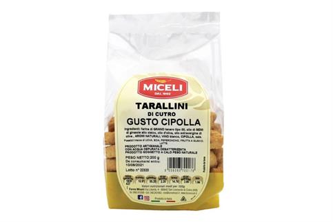 TARALLI MICELI CIPOLLA GR 200