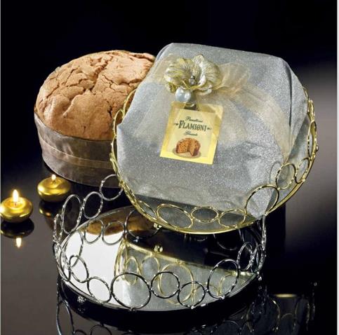 PANETTONE FLAMIGNI GLASSATO SU VASSOIO PRESTIGE GR 750