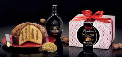 PANETTONE FLAMIGNI FARCITA CON CREMA AL NOCINO GR 950