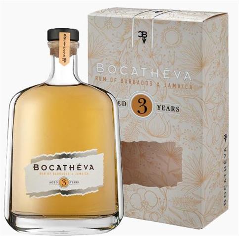 RUM BOCATHEVA BARBADOS JAMAICA 3Y CL 70 AST