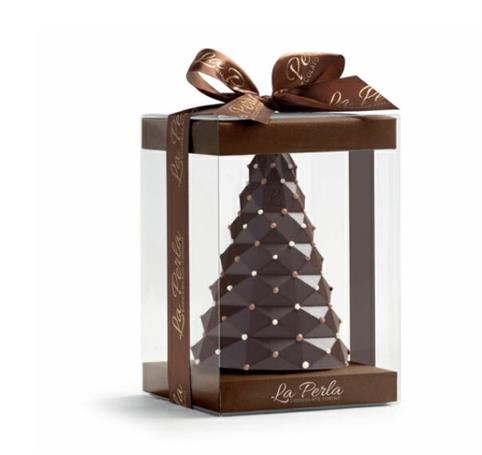 ALBERO DI NATALE LA PERLA AL CIOCCOLATO FONDENTE GR 250