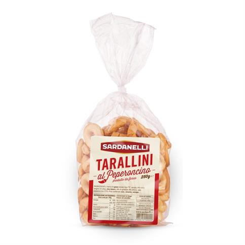 TARALLI SARDANELLI PEPERONCINO GR 250