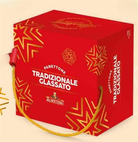 PANETTONE ALBERTENGO TRADIZIONALE GLASSATO IN ASTUCCIO KG 1