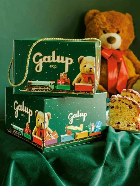 PANETTONE GRAN GALUP TRADIZIONALE IN SCATOLA GR 750