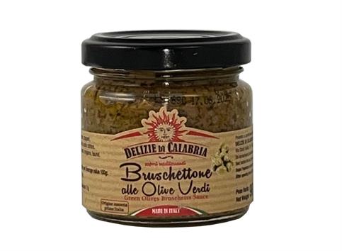 BRUSCHETTONE OLIVE VERDI DELIZIE CALABRIA GR 90